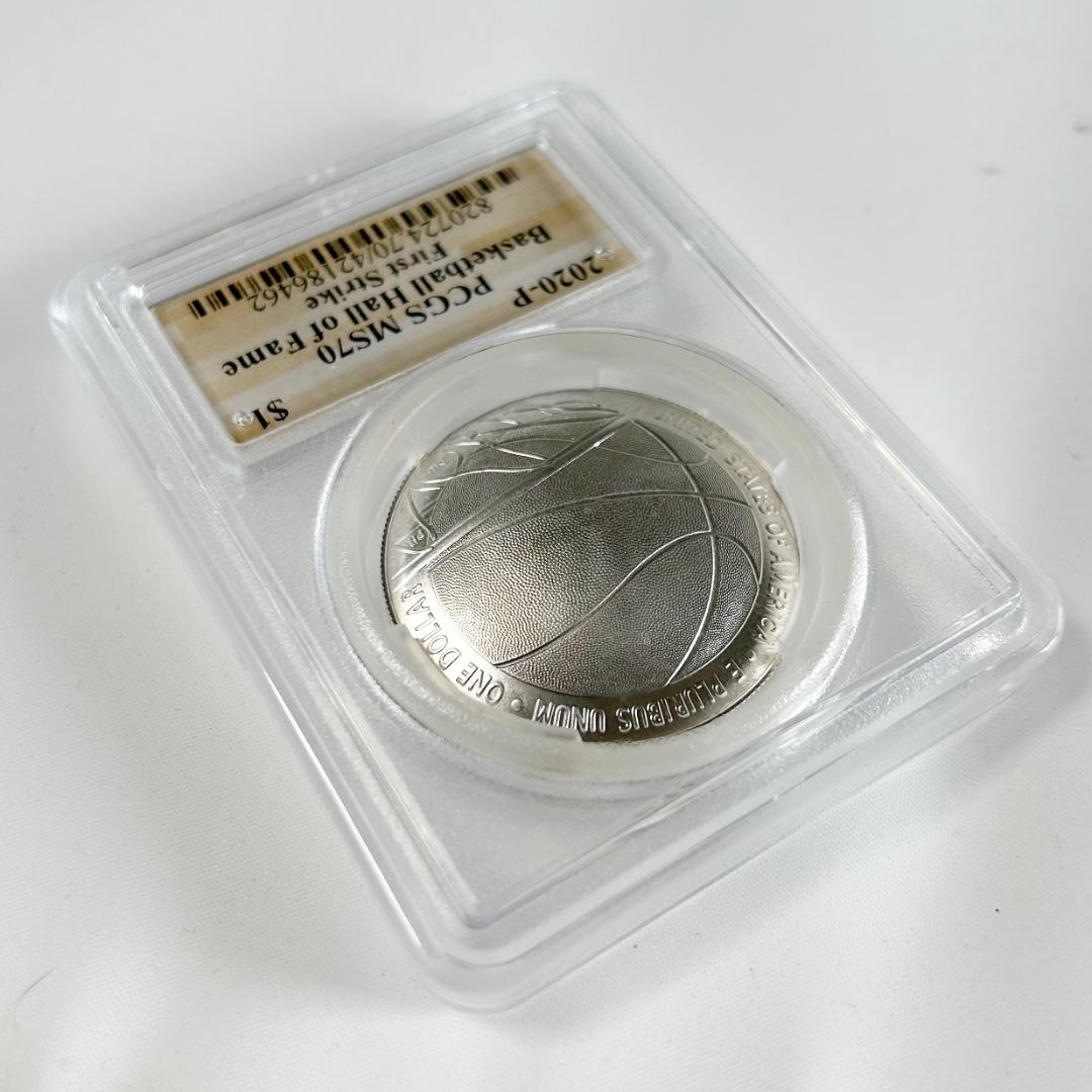 2020年　アメリカ　バスケットボール　PCGS　MS70 　S1＄