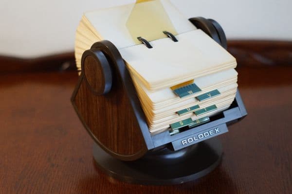 70's　OLD ROLODEX　SW35　ローロデックス 　縦　横　両回転