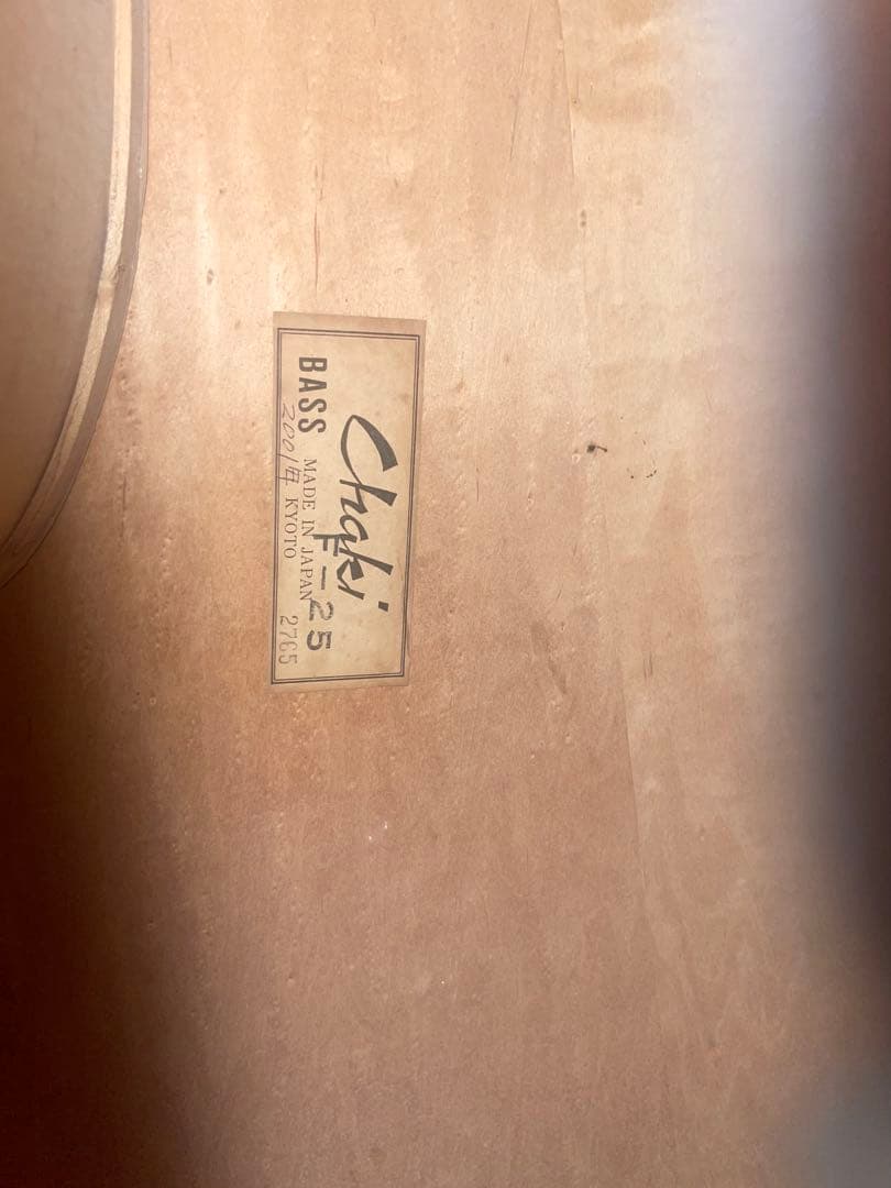 【桃次郎】木製 4弦 コントラバス ウッドベース