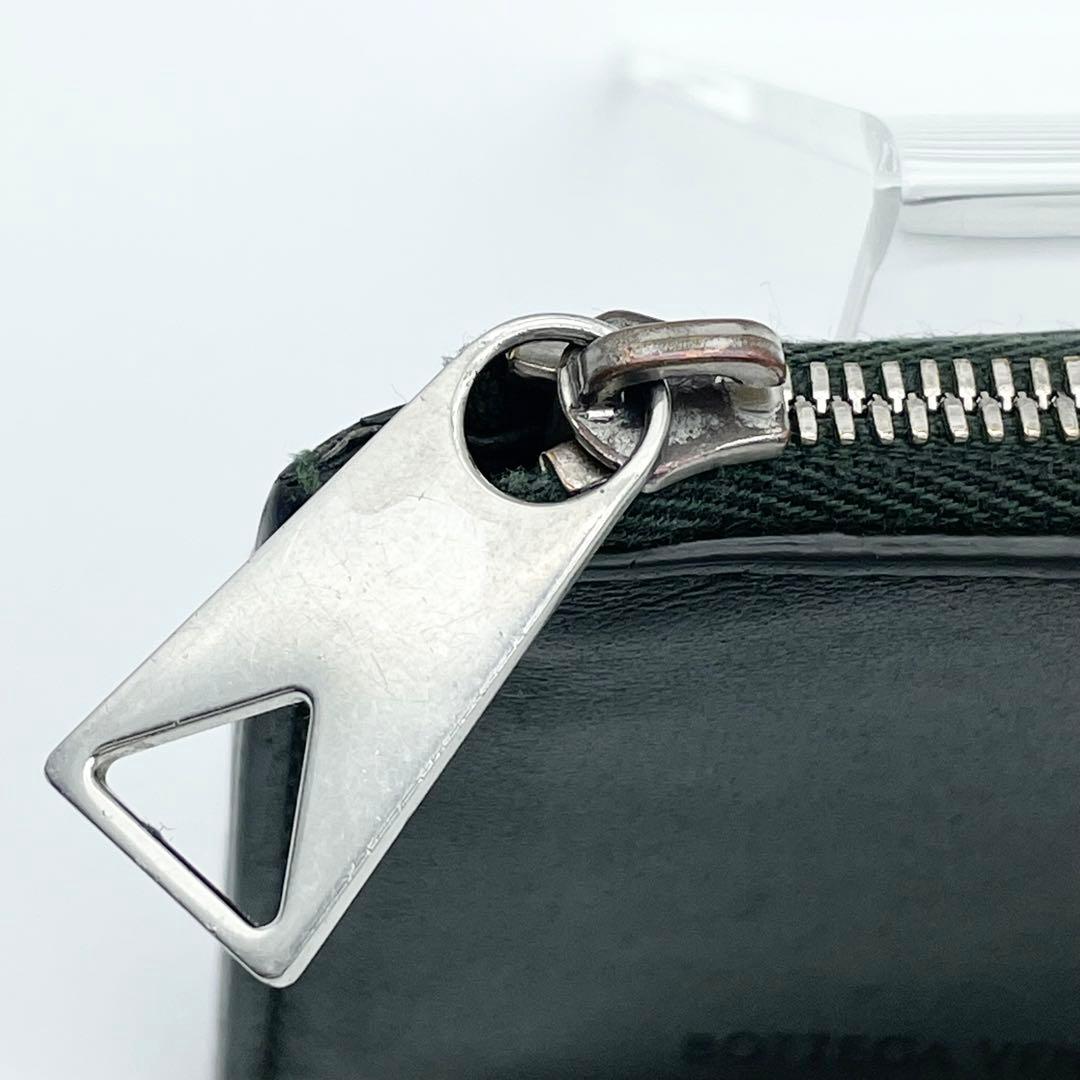 ボッテガヴェネタ カード ケース イントレチャート グリーン 箱 保存袋付