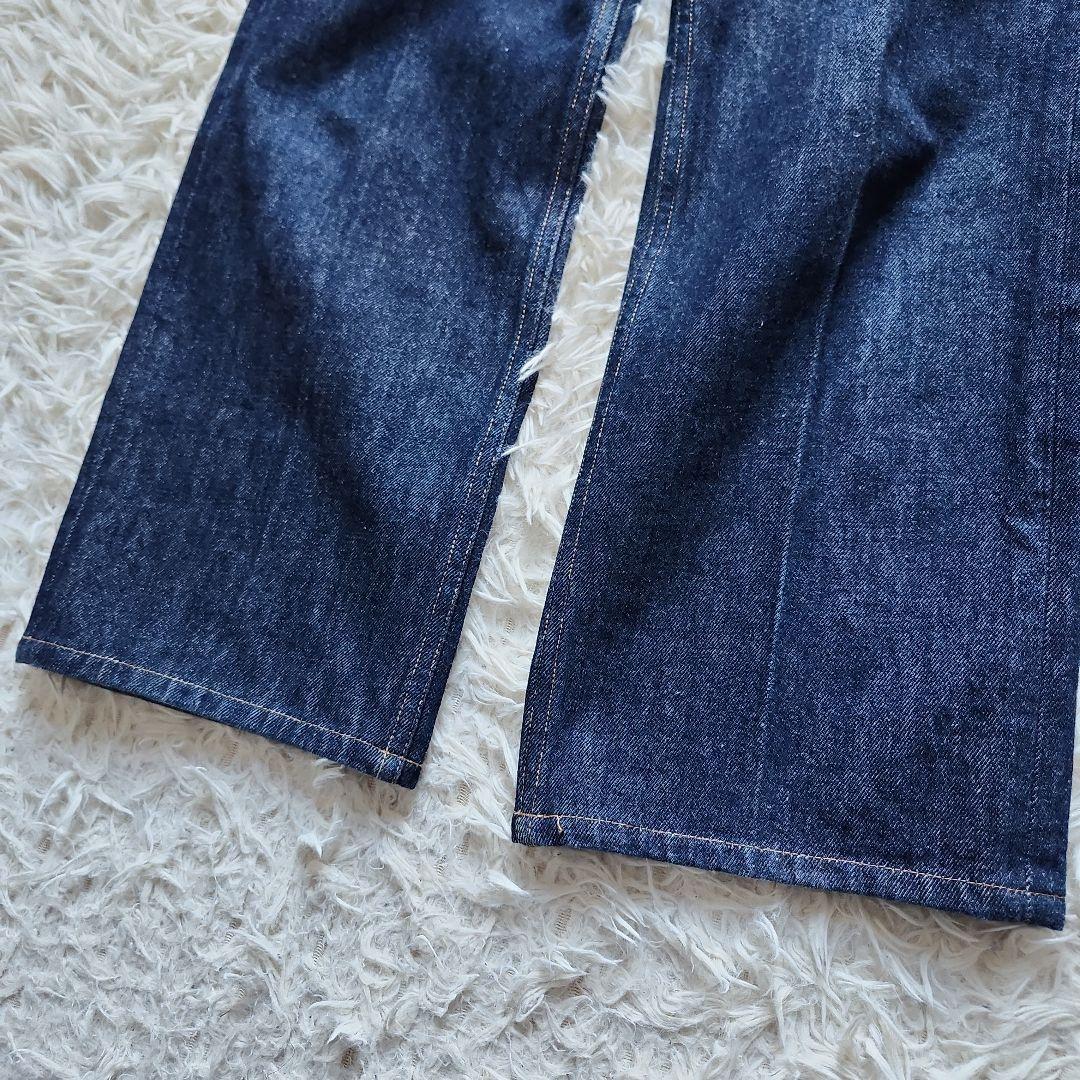 【美品】オーラリー HARD TWIST DENIM 5P PANTS　濃紺