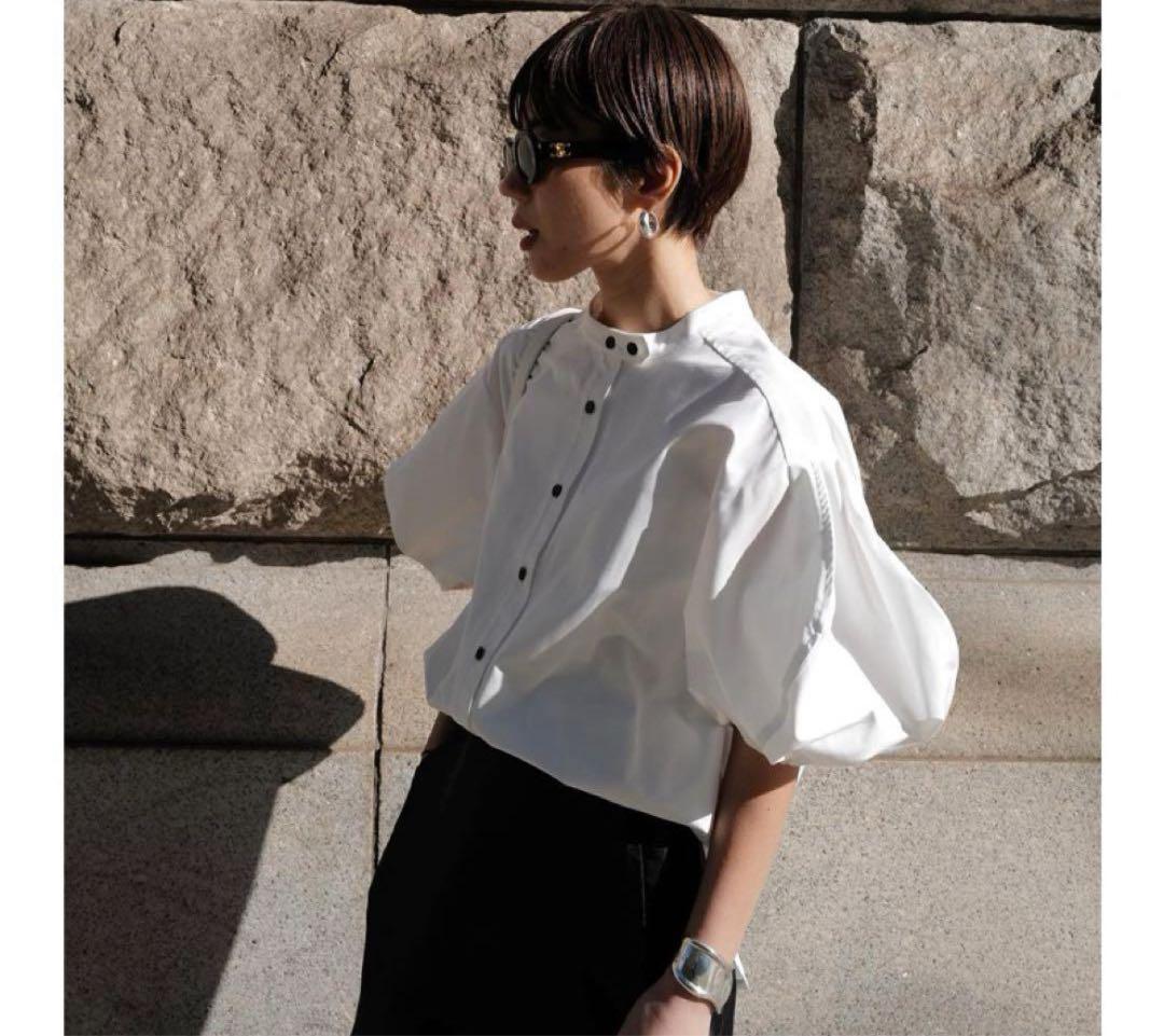 machatt正規品★ホワイト パフスリーブ シャツ