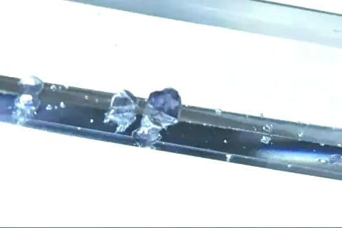 超希少☆最高品質 ブルーフローライト イン クォーツ 蛍石入り水晶 マダガスカル