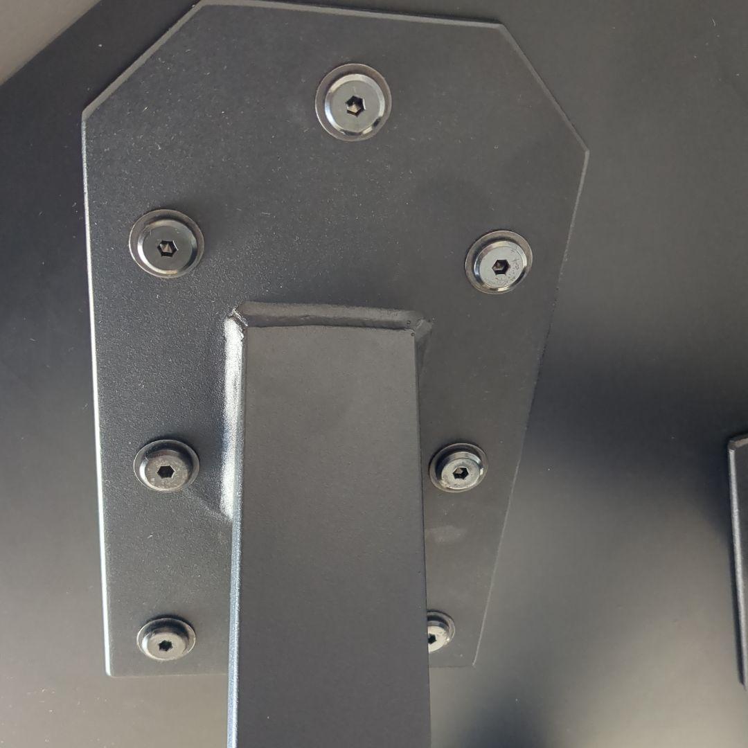 メラミン　ダイニングテーブル　120　クレマ　石目　ブラック　CREMA　要組立