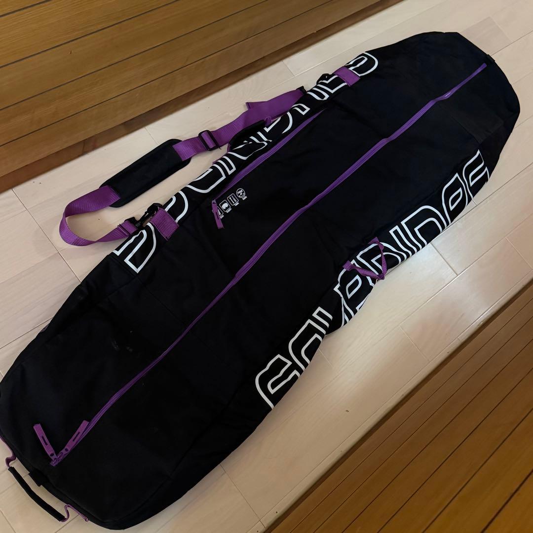 143cm K2 スノーボード 黒 紫 バッグ付き初心者女性レディース格安セット