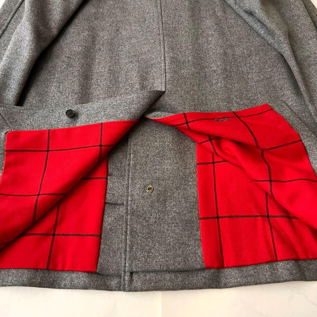 マッキントッシュ フォックスブラザーズ ステンカラーコート 42 XL グレー