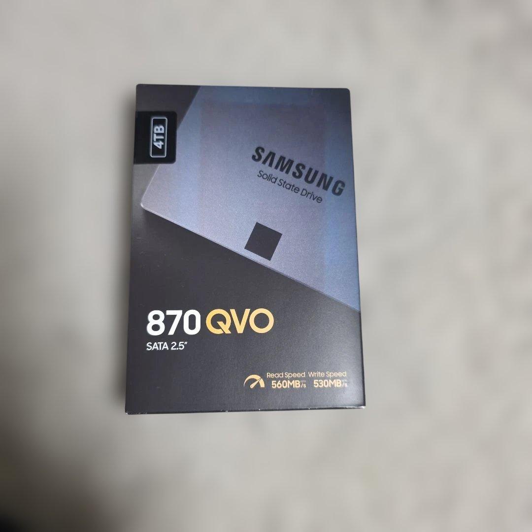 【新品未開封】Samsung 870 QVO 4TB SATA SSD