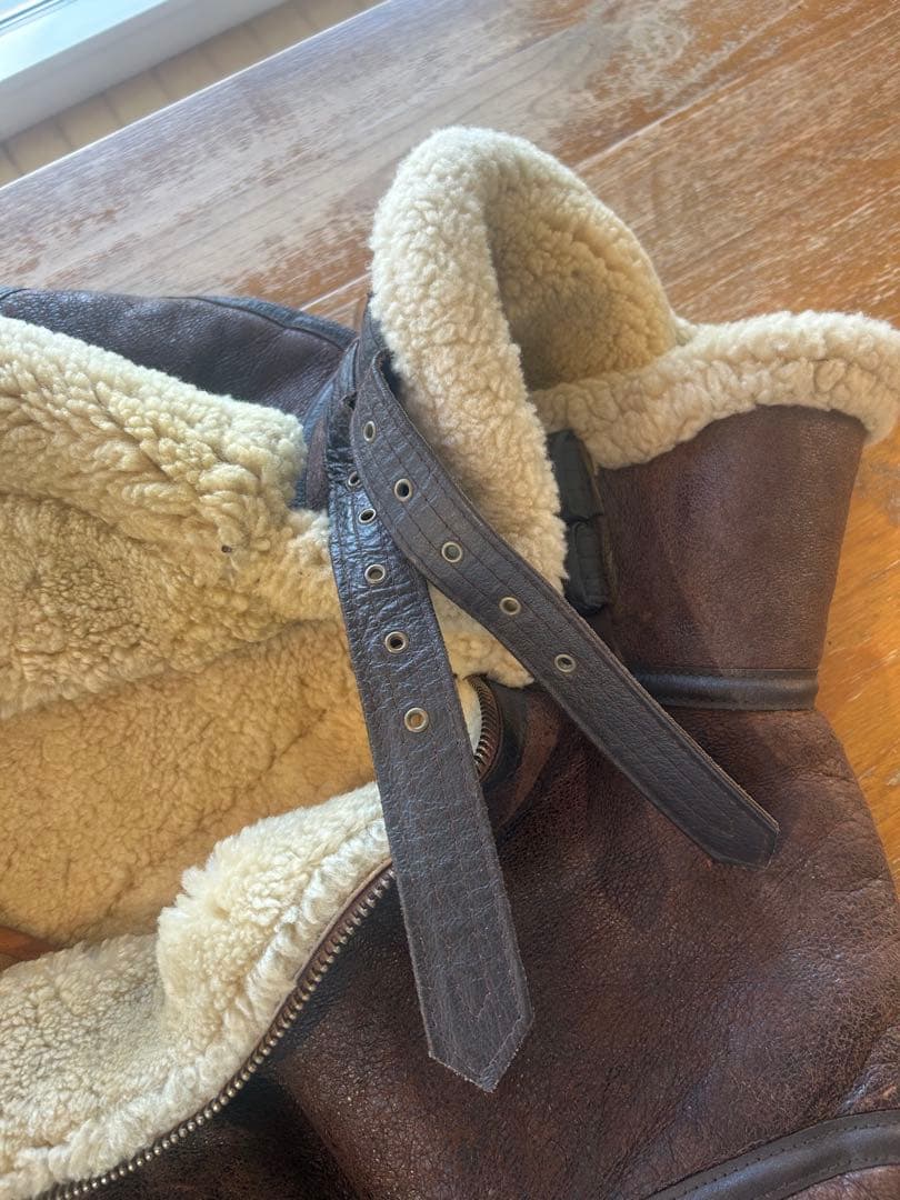 AVIREX B-3 リアルムートン USA製 size38