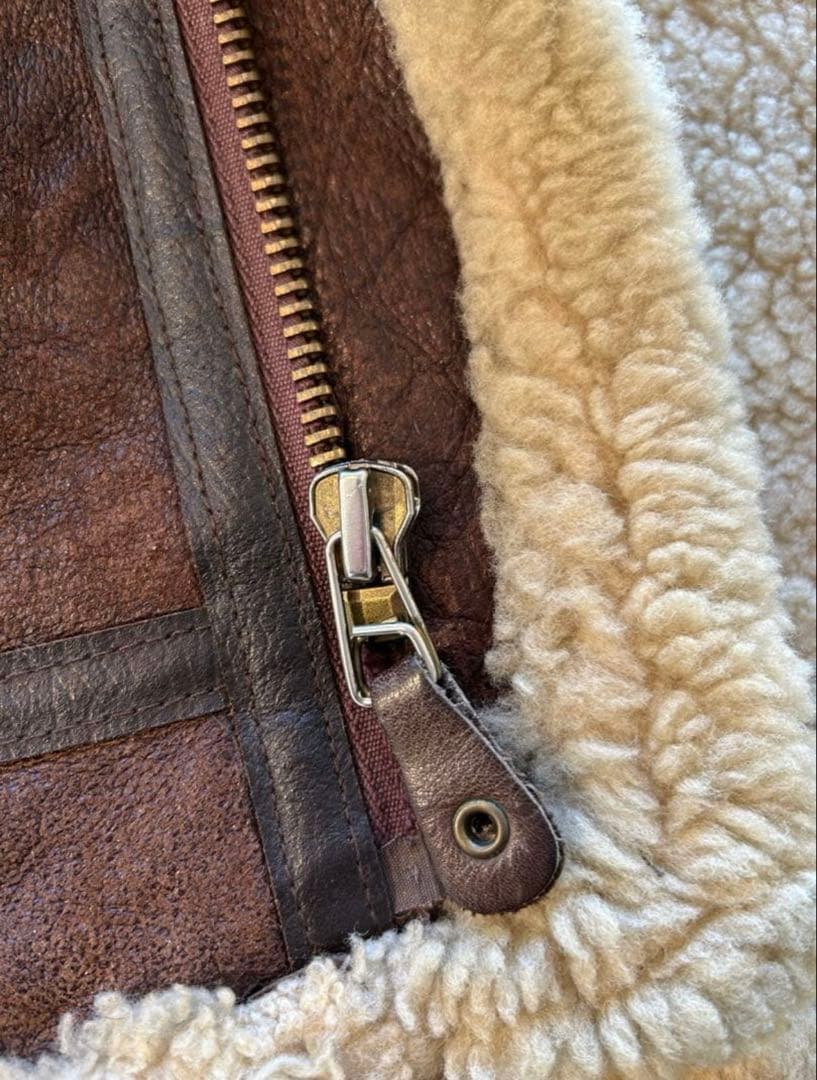 AVIREX B-3 リアルムートン USA製 size38