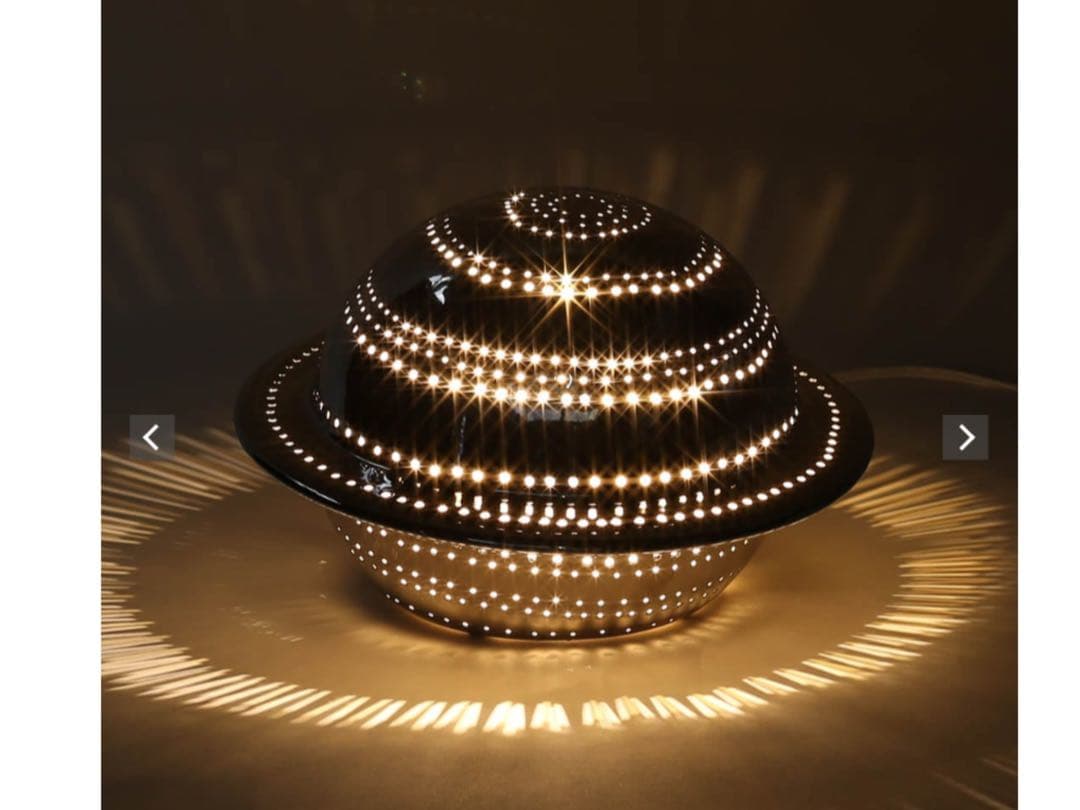 【新品】　ダルトン　ポーセリンサターンライト　CHROME