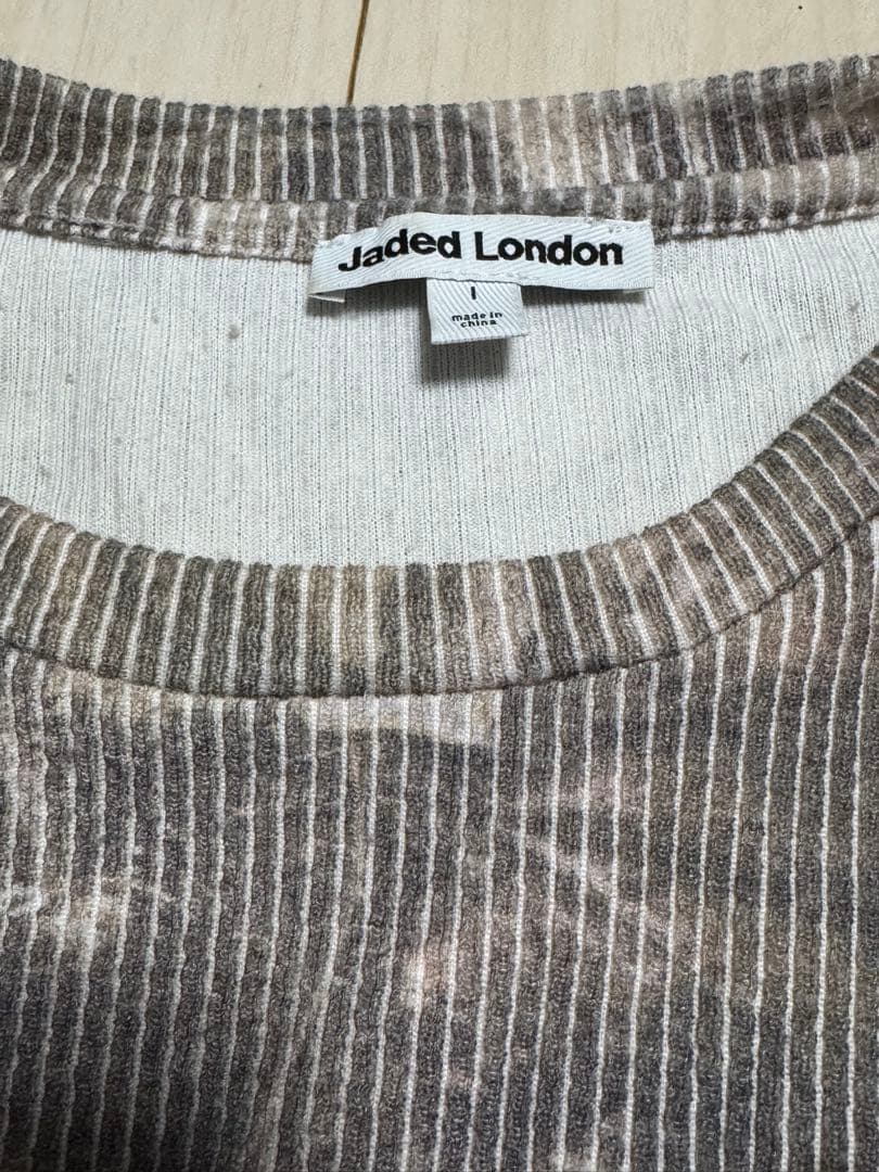 JadedLondon 迷彩柄 長袖Tシャツ トライバル刺繍