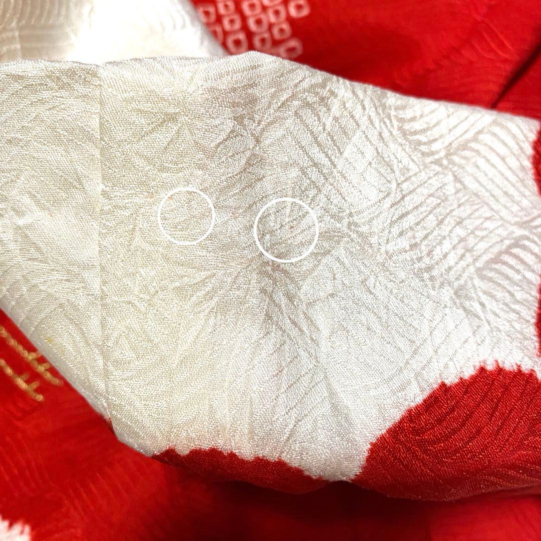 七五三 3歳 正絹かのこの被布と正絹お着物セット 女の子