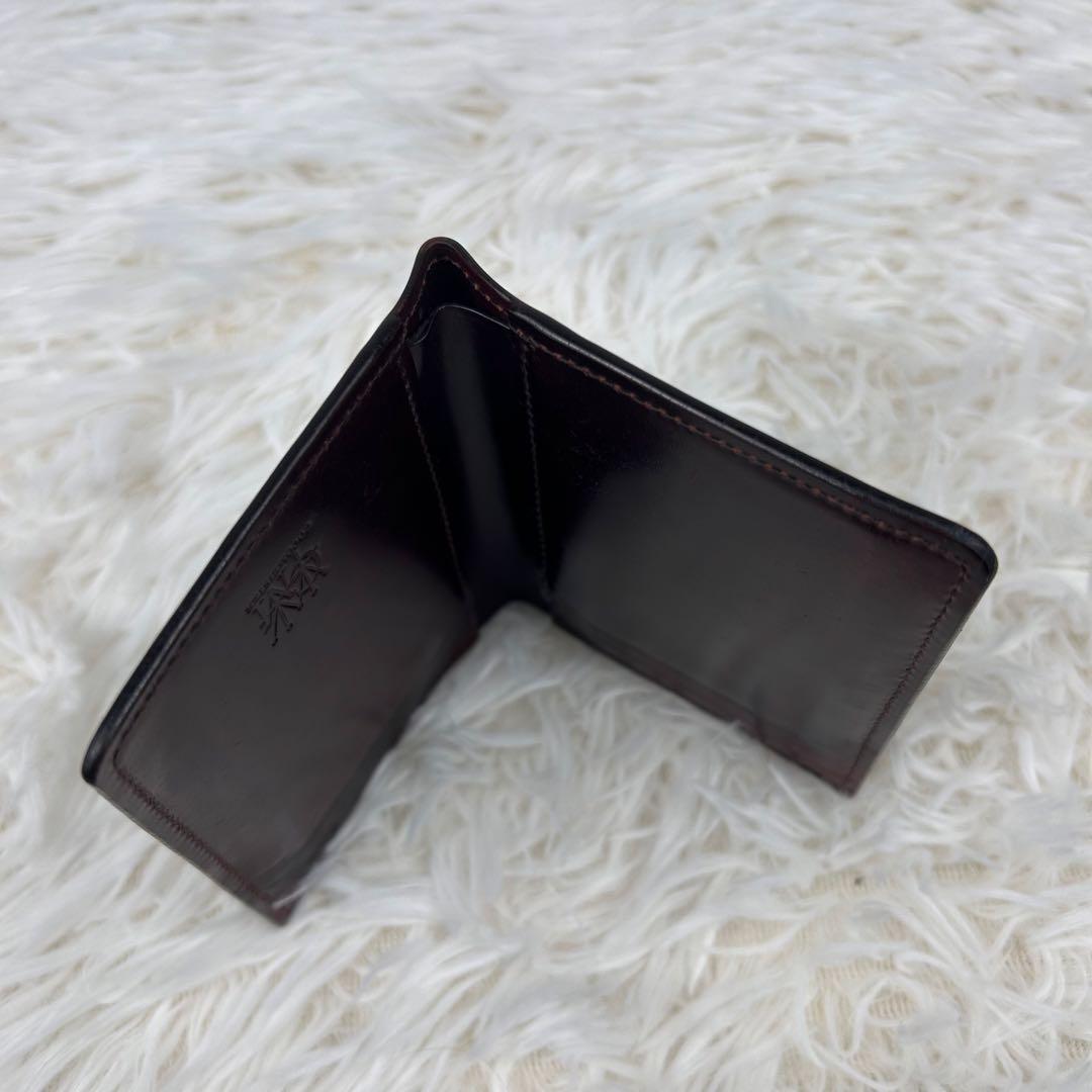 【高級】COCOMEISTER オベロン 折財布 シェルコードバン ボルドー