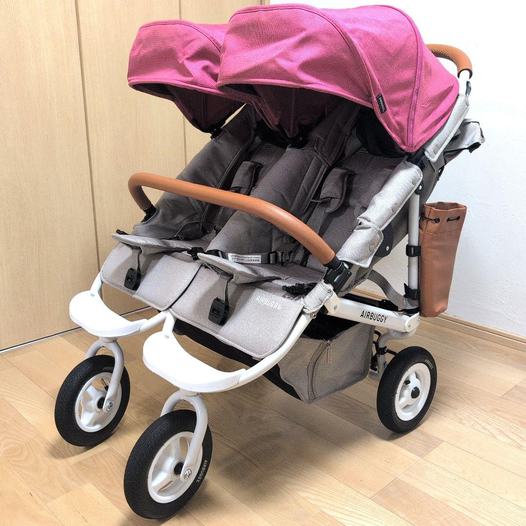 専用です。Air Buggy ダブルベビーカー ピンク