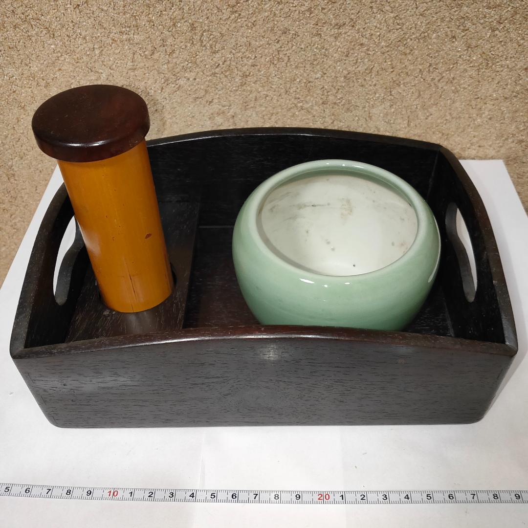 煙草の火入れと煙草盆　茶道具　ミニ火鉢　２