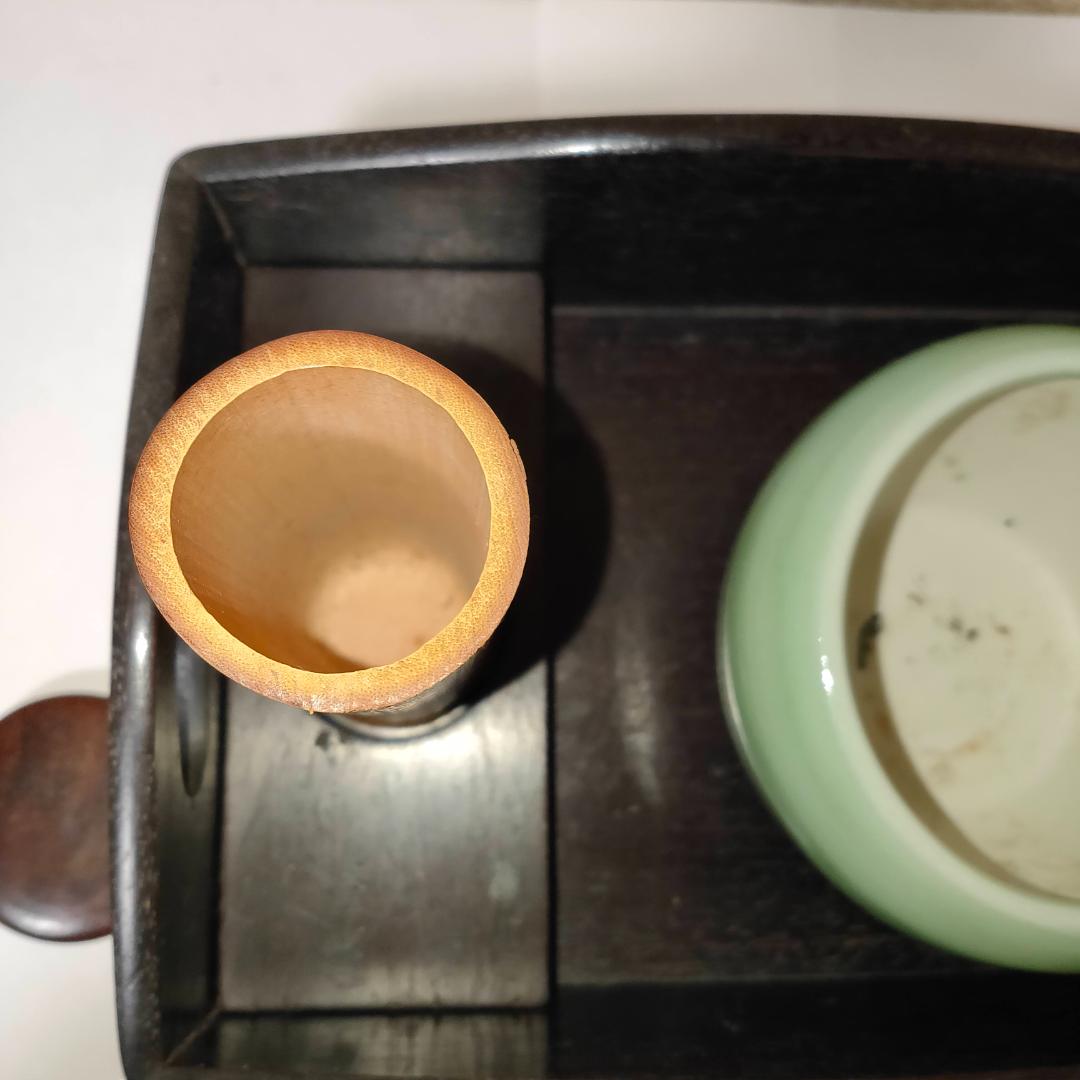 煙草の火入れと煙草盆　茶道具　ミニ火鉢　２