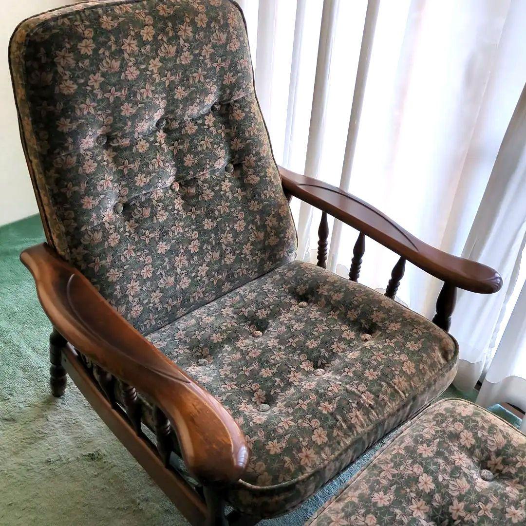 カリモク コロニアル　リクライニングチェア