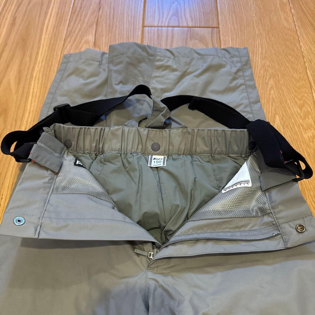 monbell 子ども用スキーウェア 緑色