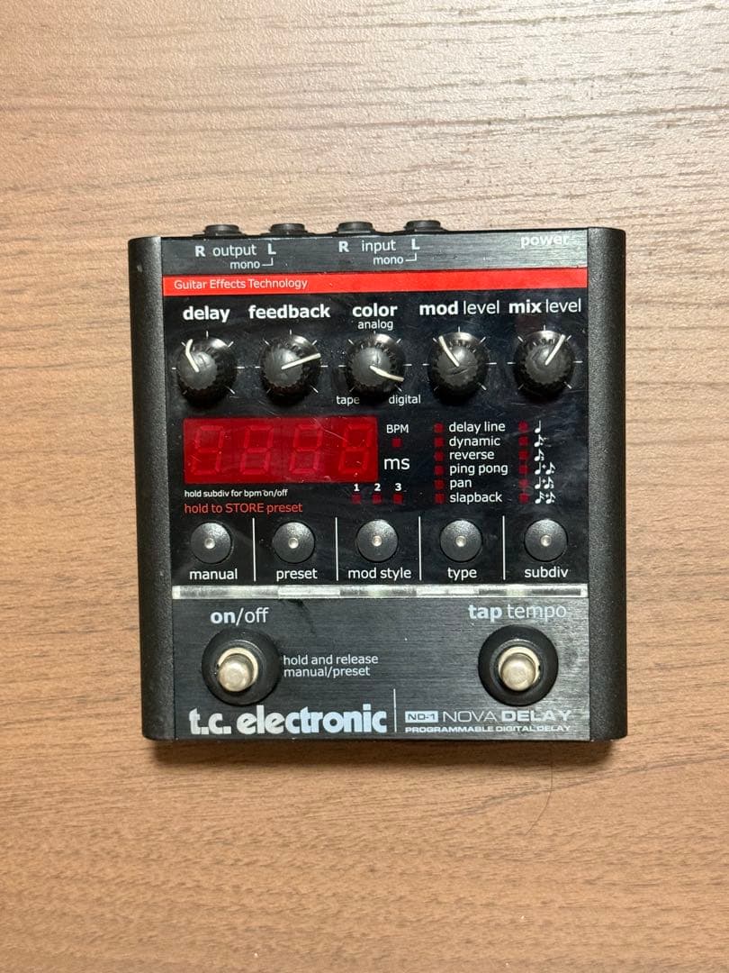 t.c. electronic Nova Delay ギターエフェクター