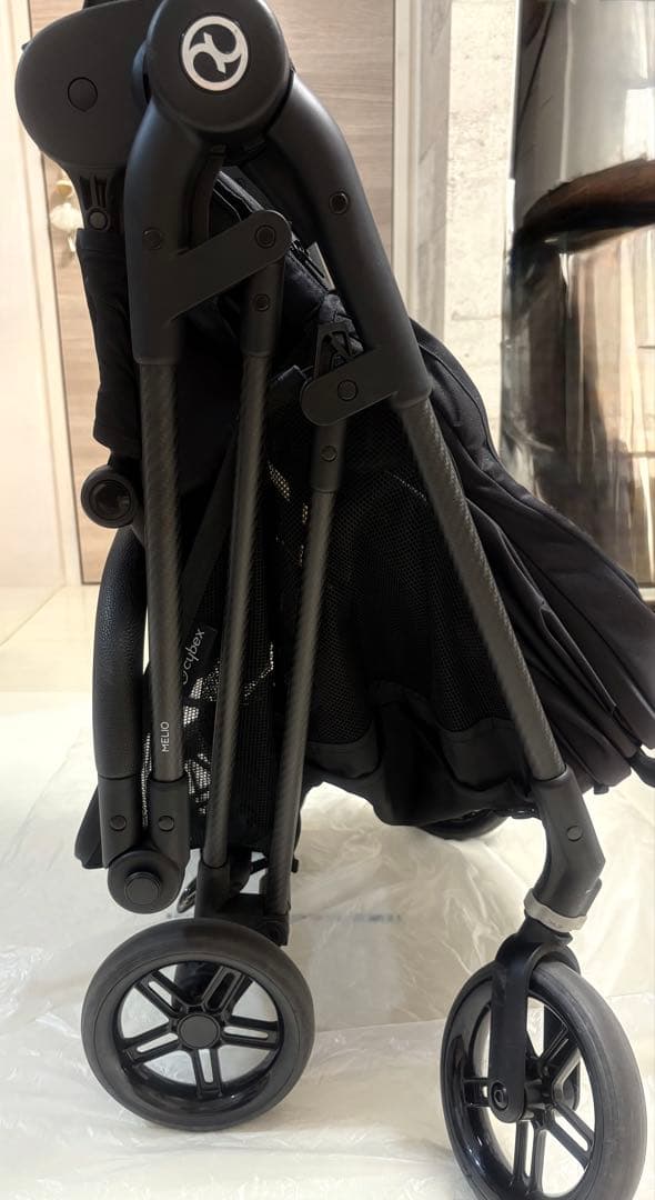 最終値下げ 2022年冬購入 cybex サイベックス メリオカーボン ブラック