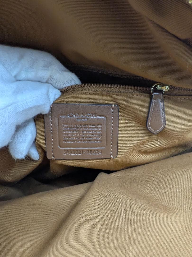良品✨ コーチ リュック レザー ホワイト 0OK