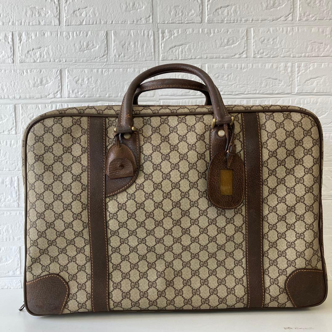 グッチ　ボストンバッグ　GG柄　PVC　3762