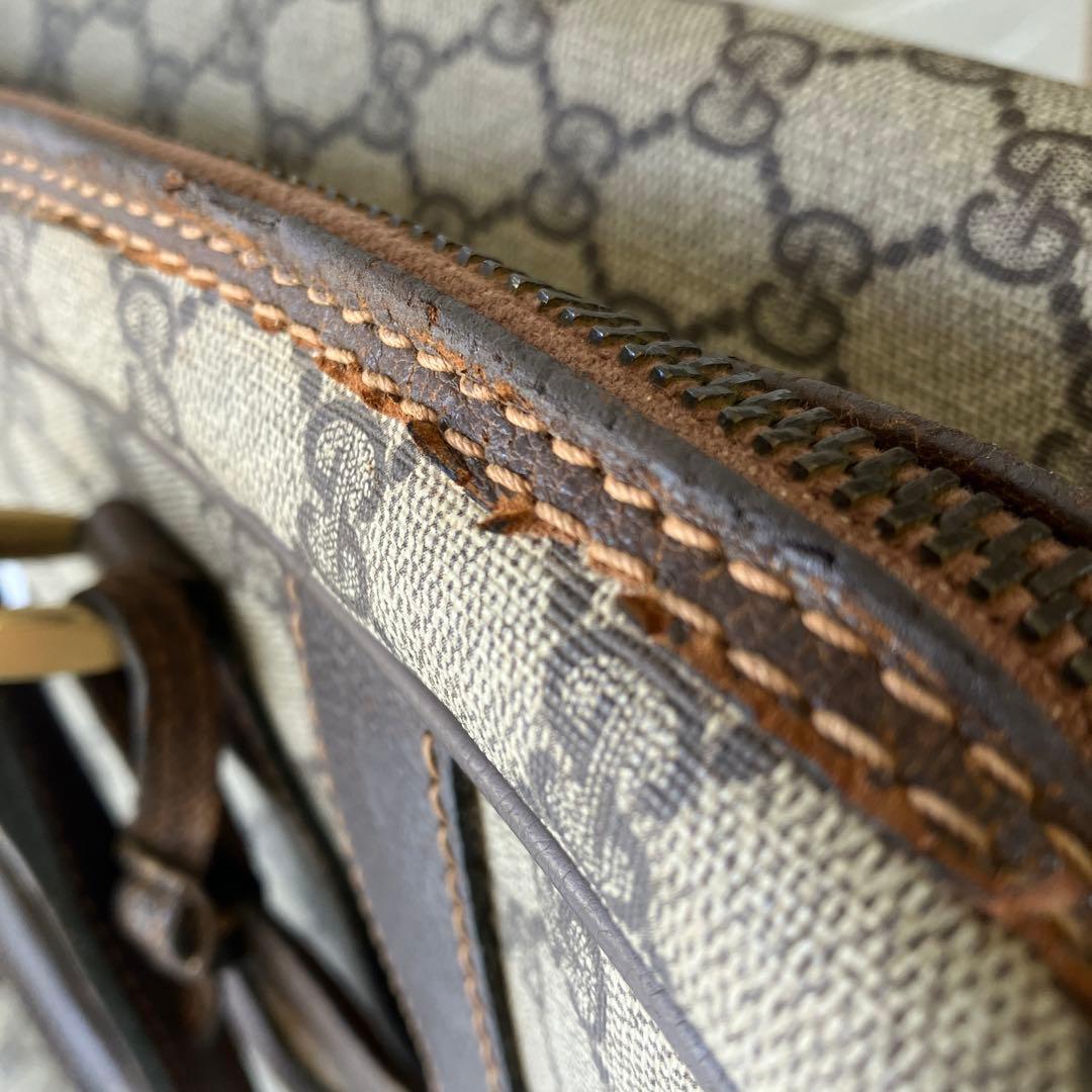 グッチ　ボストンバッグ　GG柄　PVC　3762