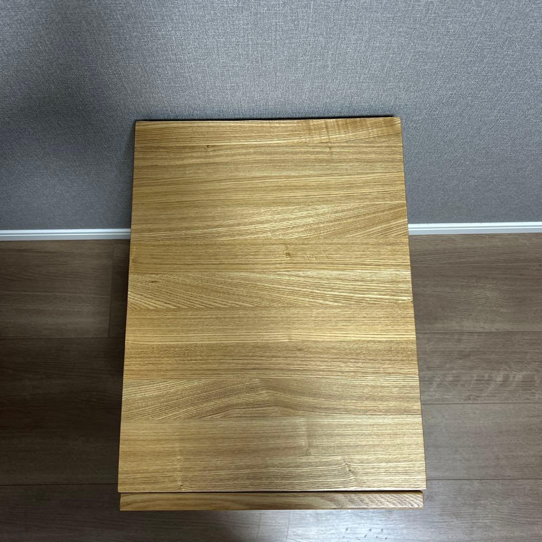 『りんこ』無印良品のオーク無垢材 キャビネット