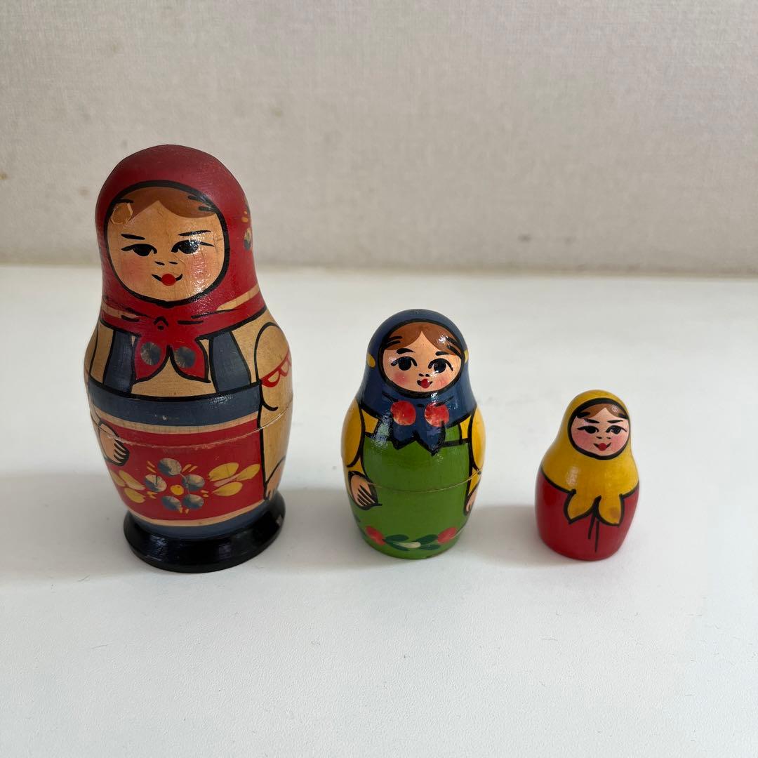 マトリョーシカ　人形　5セット　置物　ヴィンテージ　1960s〜
