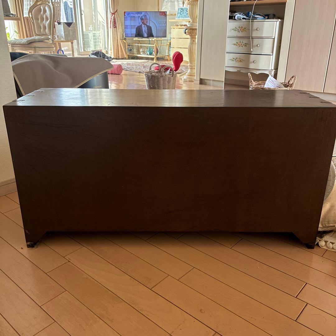 アジアンスタイル 木製収納家具 引き出し付き