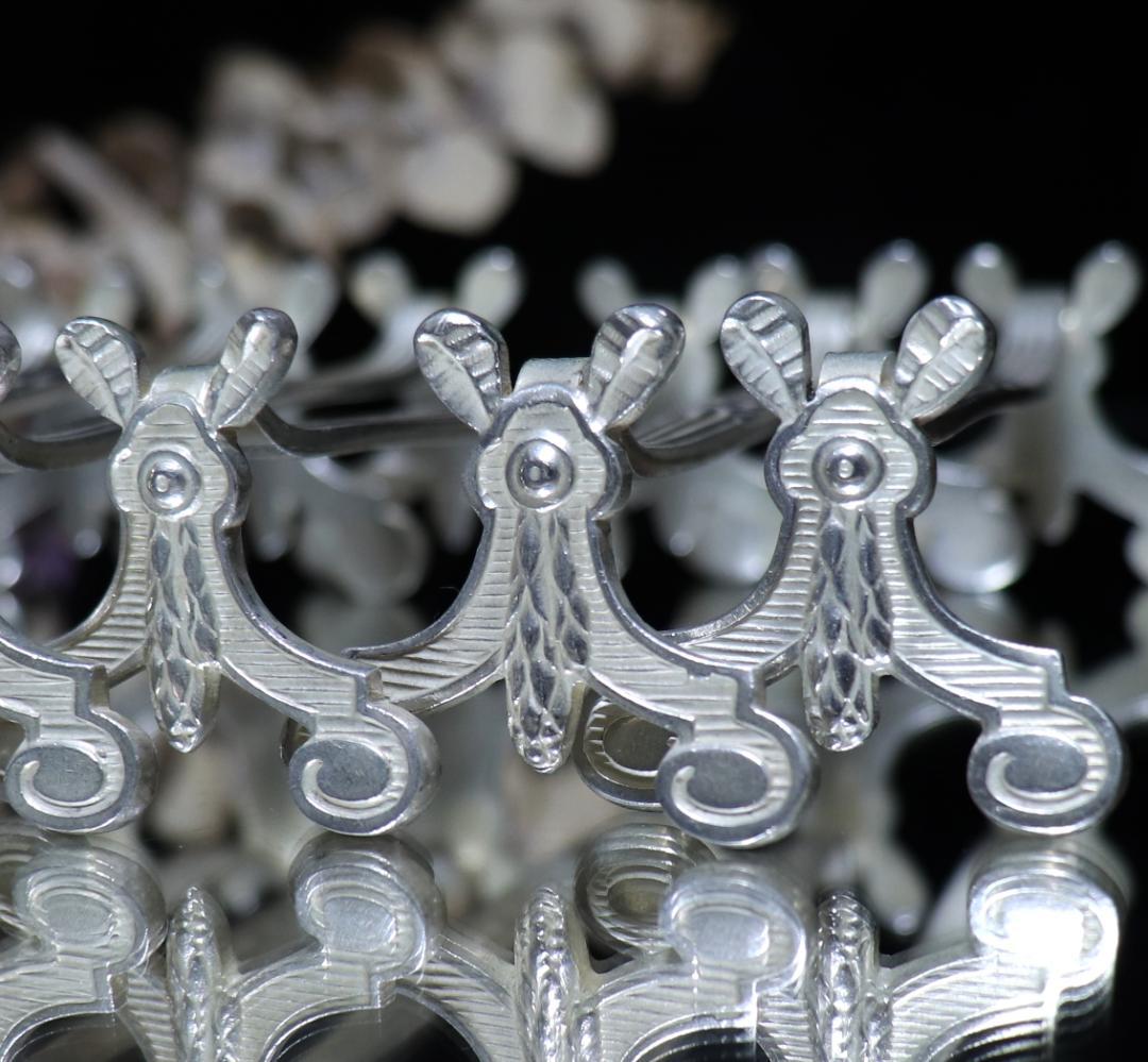 アンティーク・クリストフル カトラリーレスト 希少モデル ルイ15世 6個