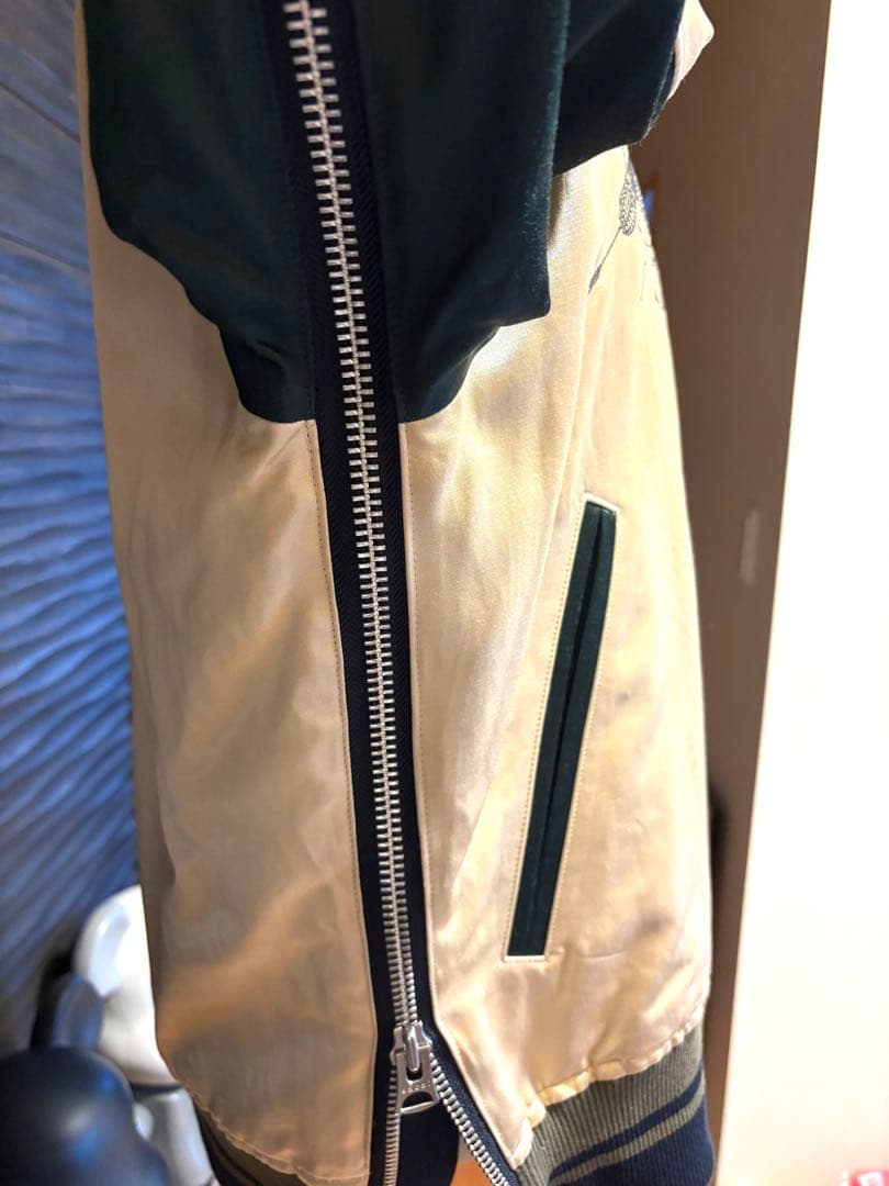 sacai × Dr Woo 19ss スカジャン サイズ2 希少 サイドジップ