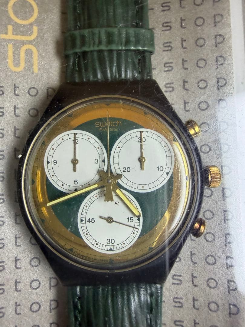 ビンテージ Swatchクロノグラフ「 Grand Prix」セット稼働確認済み
