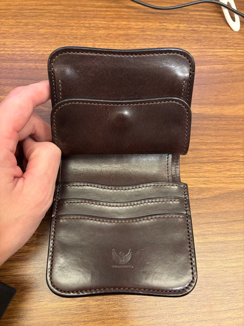 【希少白鳥ロゴ】ワイルドスワンズ スパンカー1 サドル　チョコ