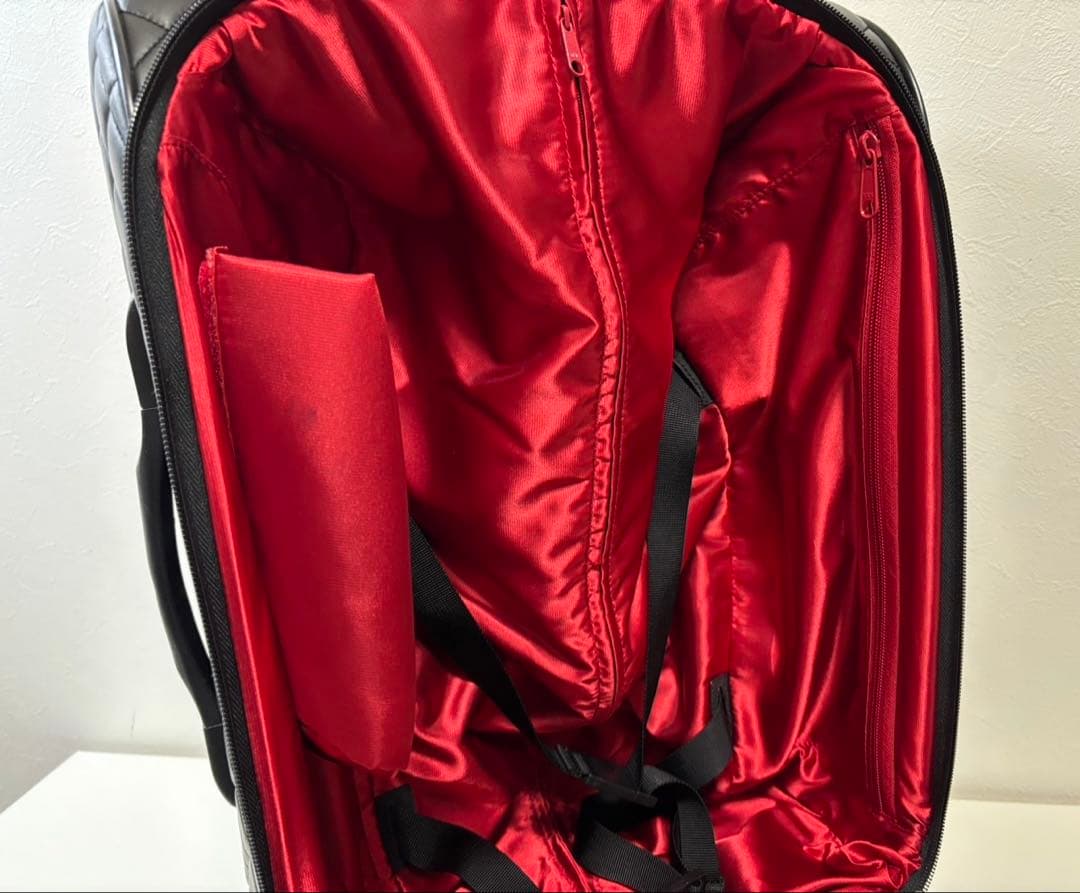 マダムヒロコ キルティング加工 キャリーケース ブラック