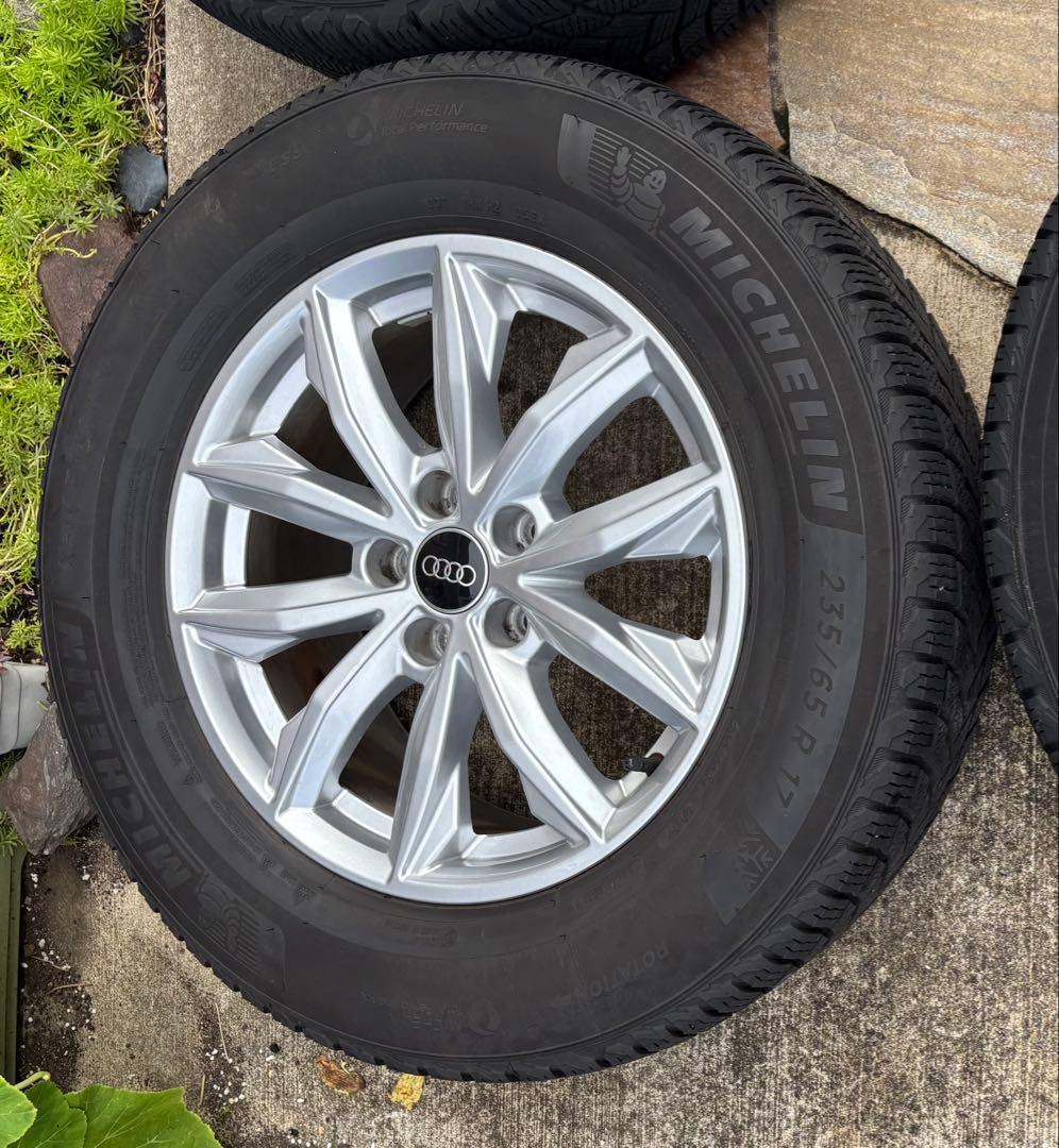 美品　Audi 純正 Q5 235/65 R17 スタッドレス ホイールセット