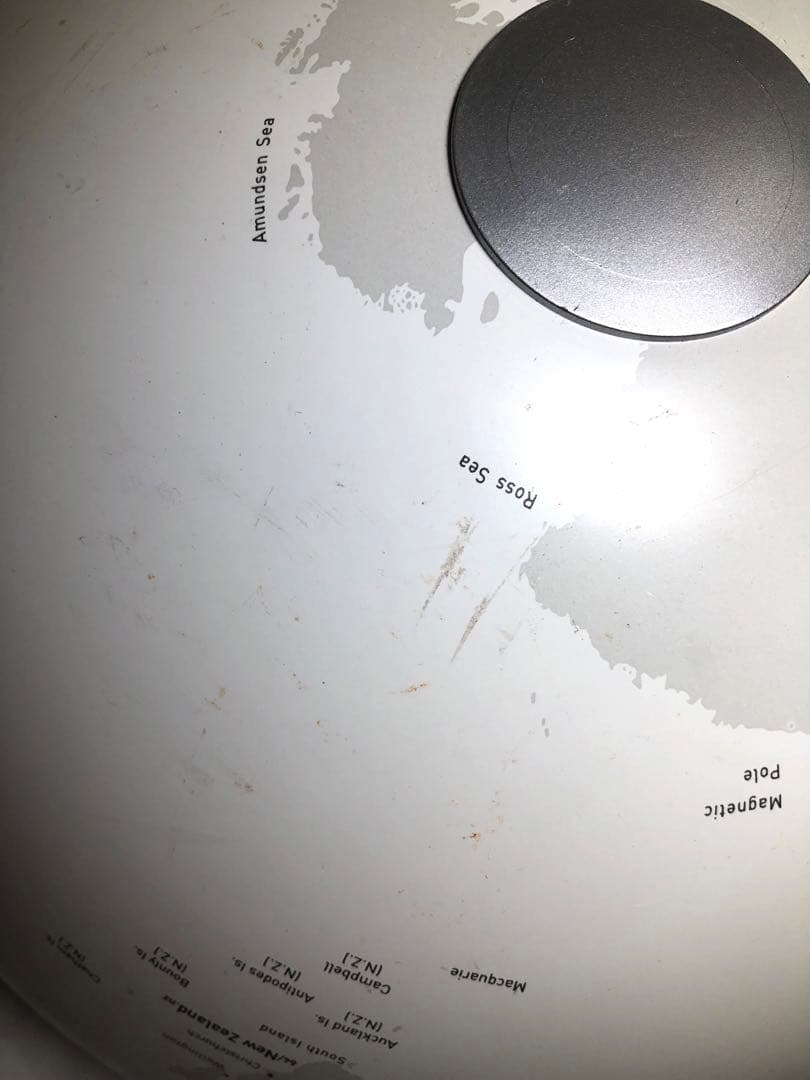 atmosphere 地球儀　アトモスフィア メタリックシルバー