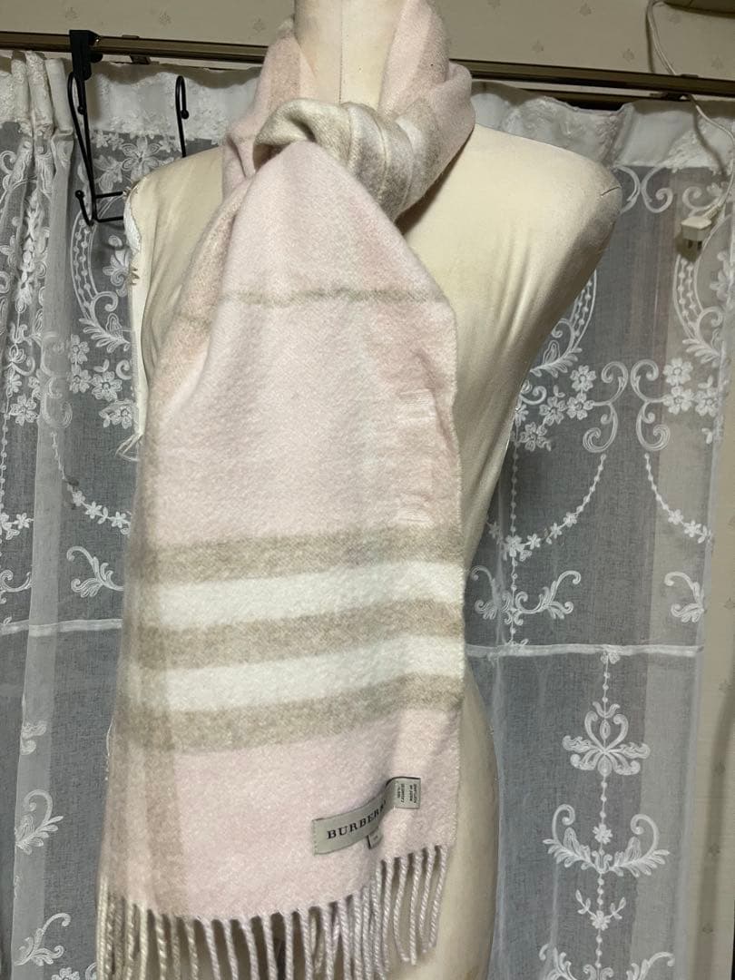 coco バーバリー　カシミヤ　マフラー