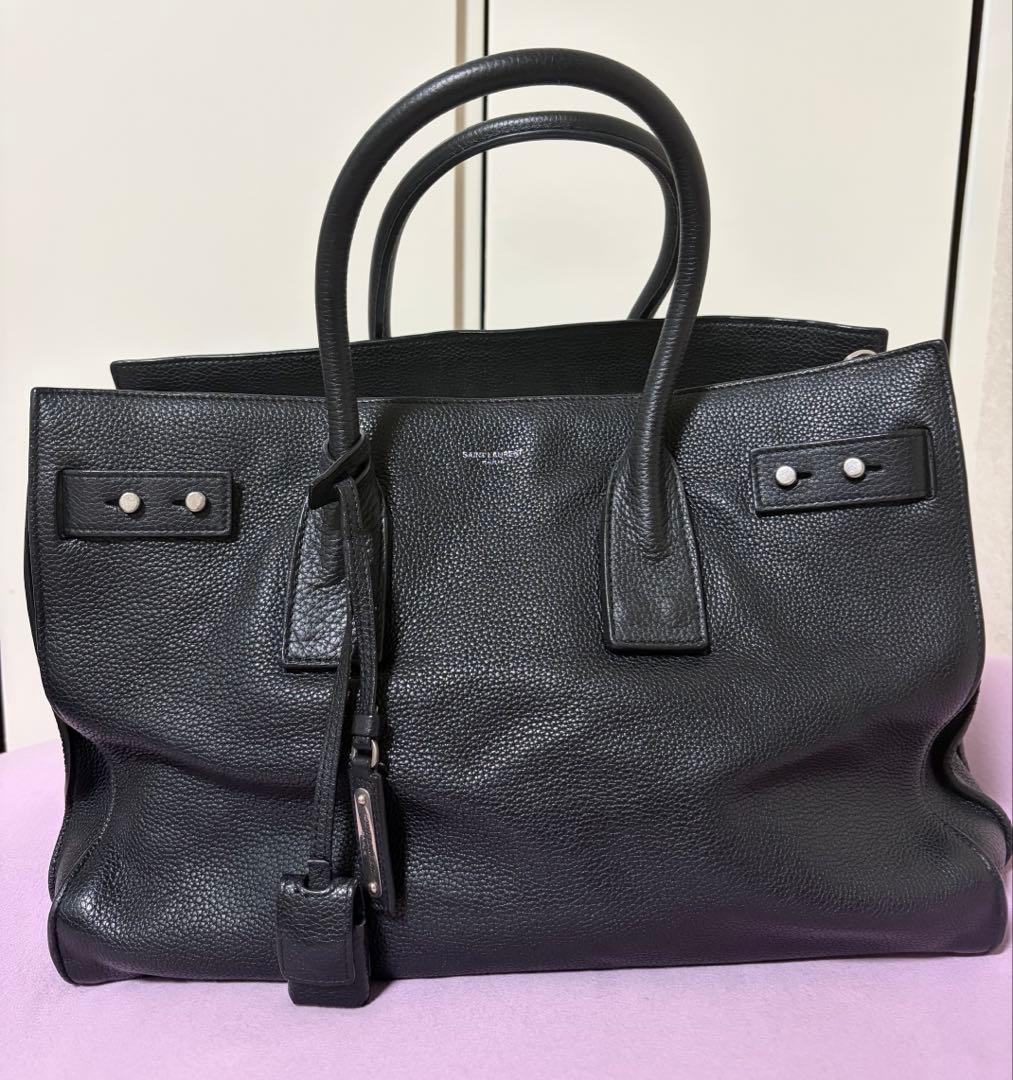 【正規品】サンローラン サックドジュール スープル ラージ ブラック