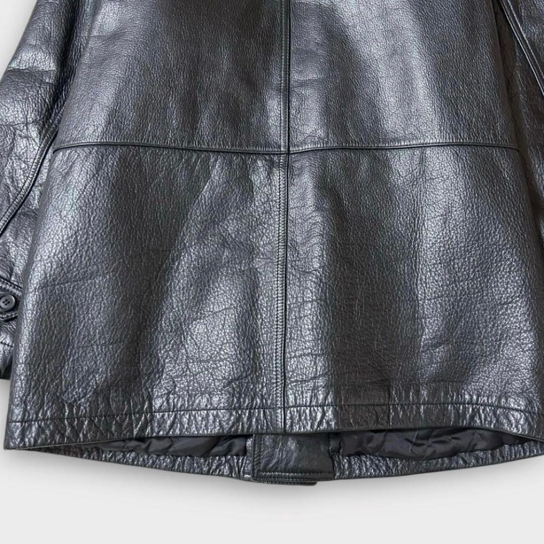 90’s vintage カーコート　(L) 本革　牛革　雰囲気抜群　常田