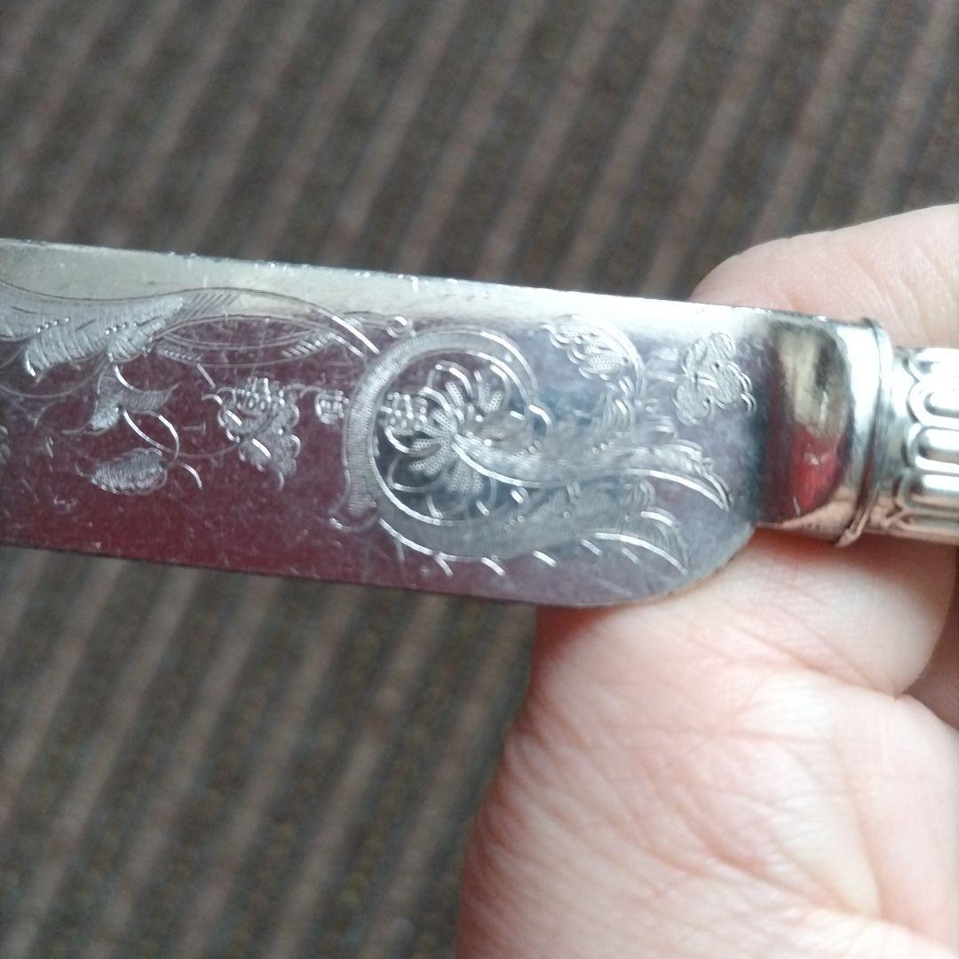 HARWOOD　マザー・オブ・パール　白蝶貝　EPNS　デザートナイフ　２本