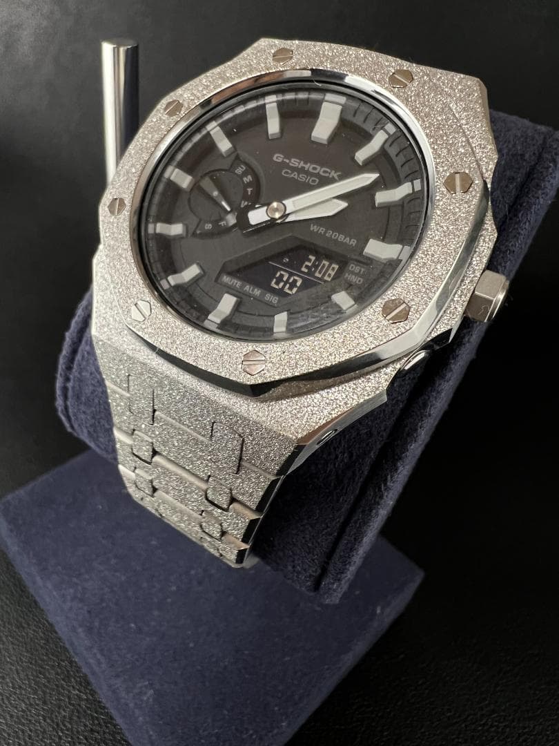 G-SHOCK GA2100 フロステッド加工 カシオーク カスタム パーツ