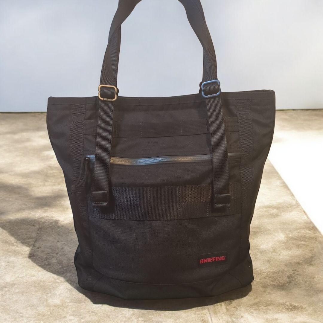 ［美品］BRIEFINGブリーフィング ショットバケット トートバッグ