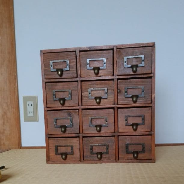 レトロ風小物入れ