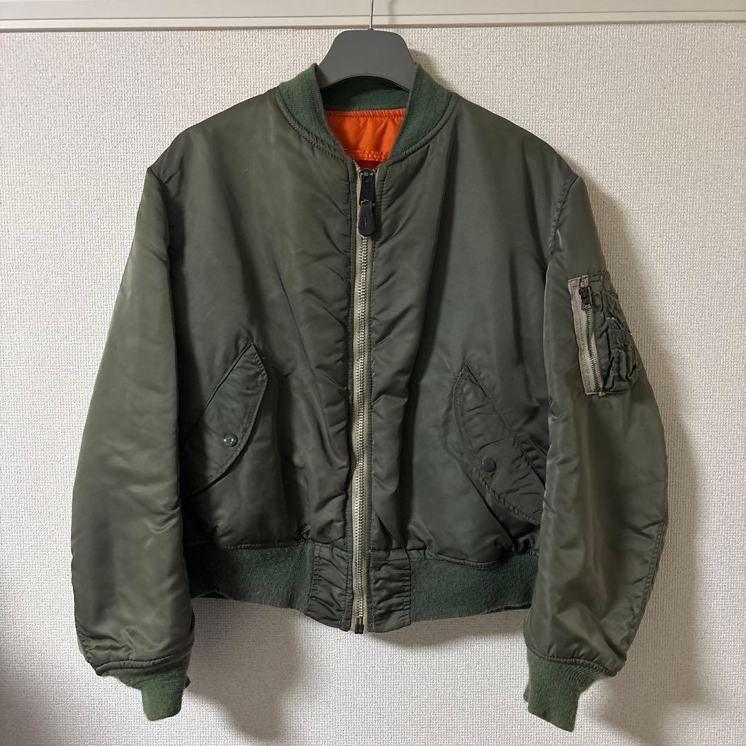 60'sMA-1フライトジャケット オリーブグリーン