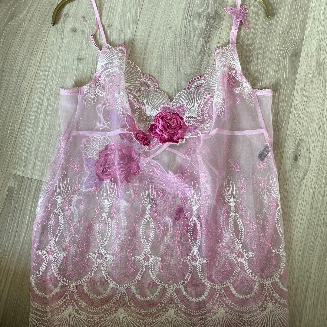 サルート　チュールレースキャミソール