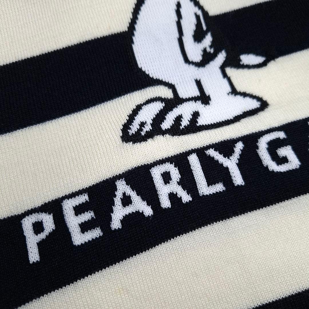 PEARLY GATES スヌーピー ゴルフ ニットセーター ボーダー M