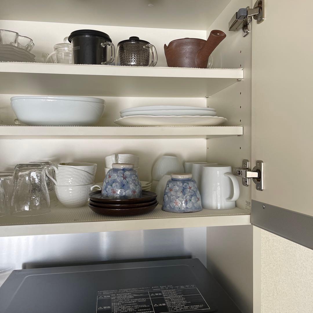 Pamounaパモウナ　食器棚　ハイカウンター