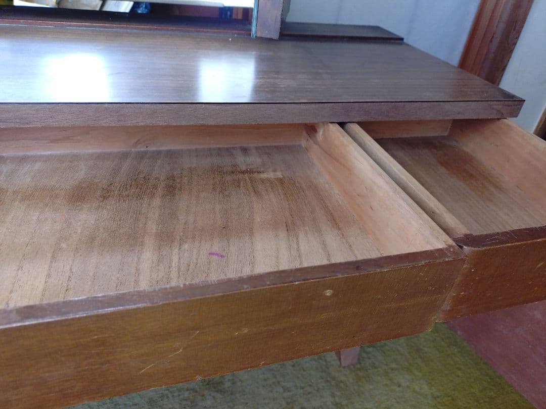 レトロ　三面鏡付きドレッサー(中古品)