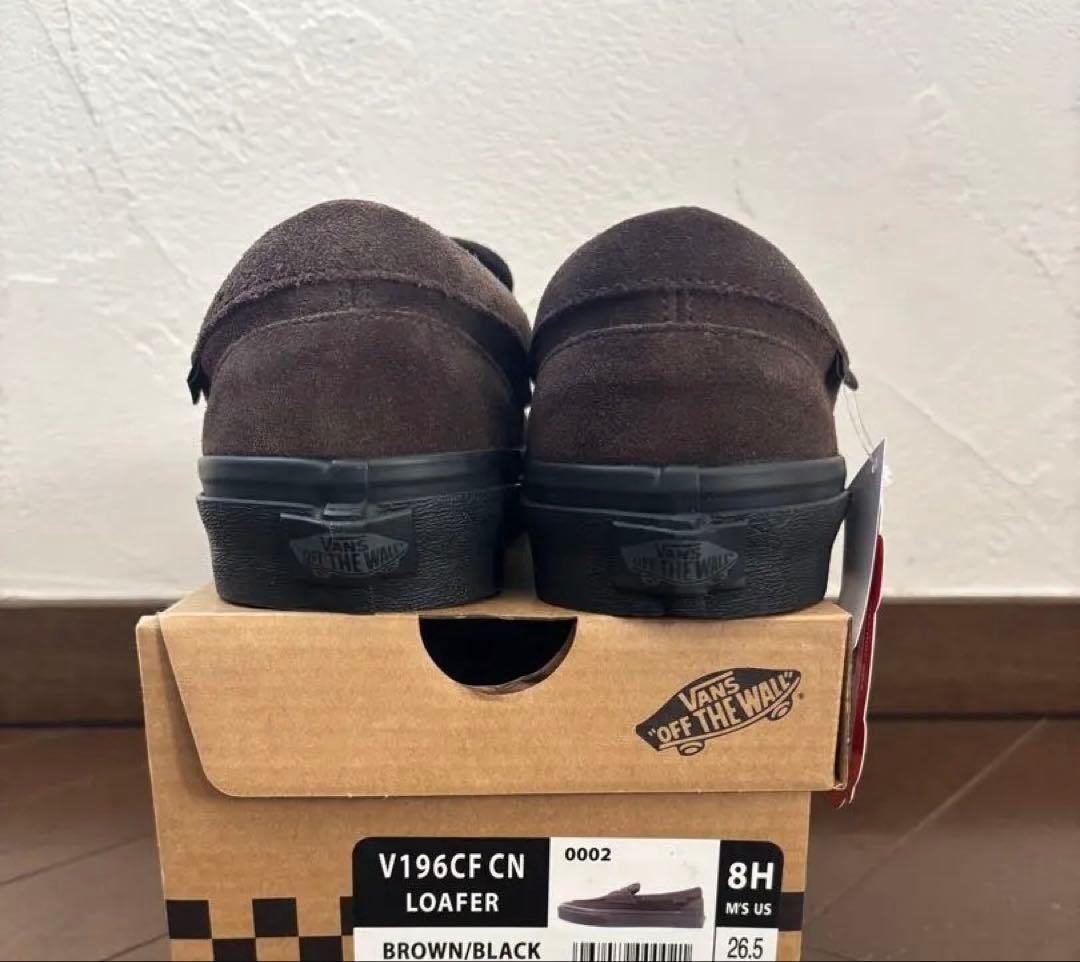 vans スエードローファー　ブラウン　26.5